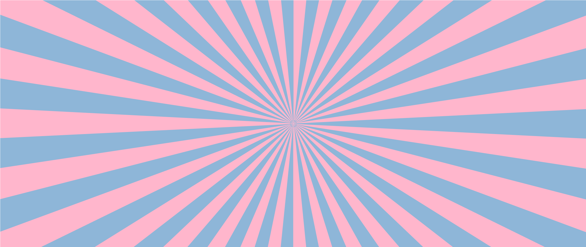 Blue and pink lines converging in the center of the page